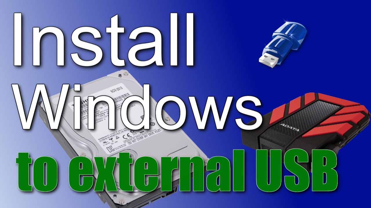 Как установить Windows 10/11 на внешний жесткий диск➡️Как создать портативный образ Windows 10/11