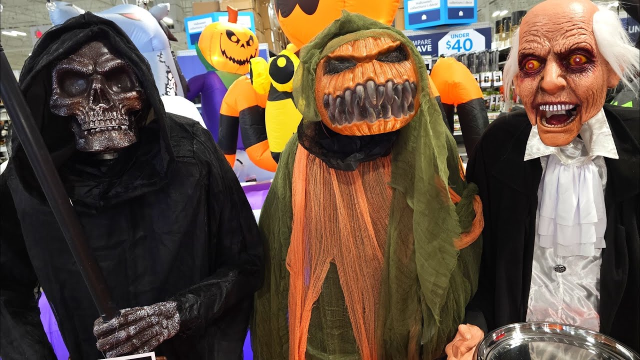AWESOME HALLOWEEN ANIMATRONICS and INFLATABLES at the AT HOME STORE 2024