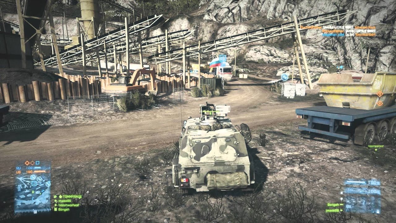 Battlefield 3 Online Gameplay - JackFrags - Multiplayer #1 - Damavand Peak 1080p