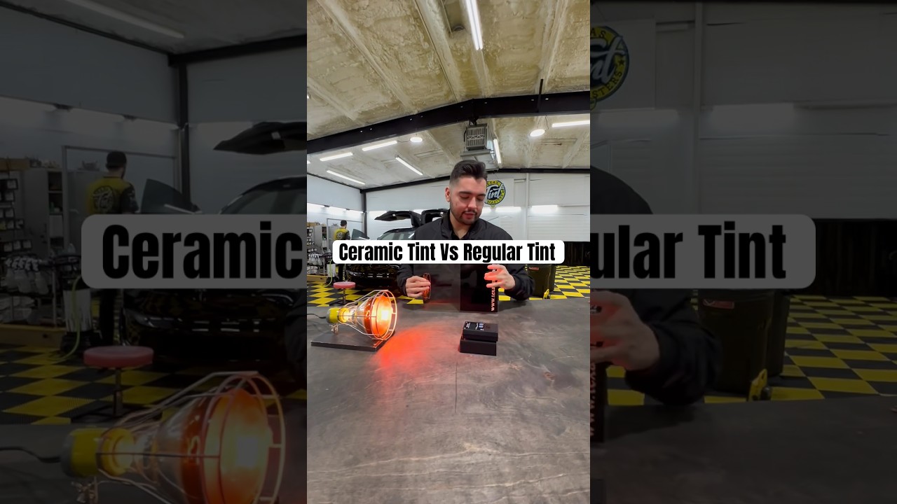 CERAMIC TINT vs REGULAR TINT #windowtint #tint #ceramictint