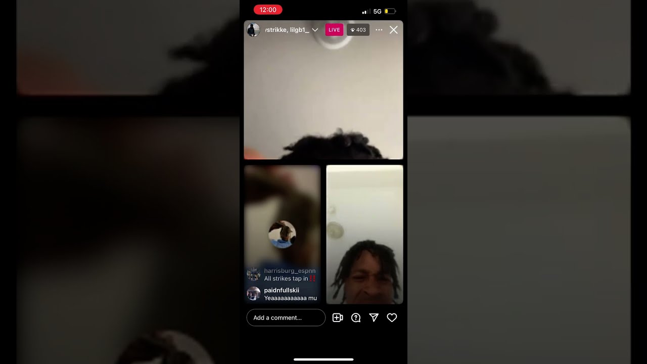 Lilmu3x (Yfa/Ybc) live pressing lilgb1_(cck) about him & his homies 1mere