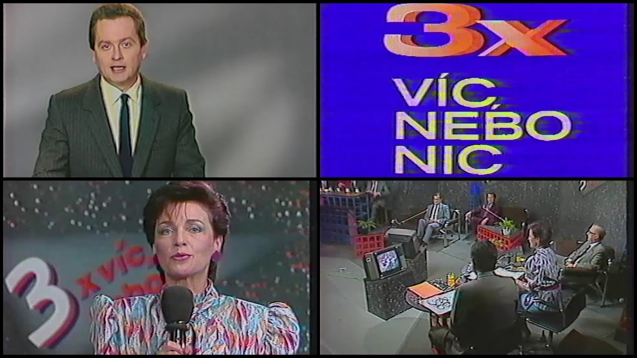 ČST - Hlasatel Alexander Hemala, Třikr&aacute;t V&iacute;c Nebo Nic (1989)