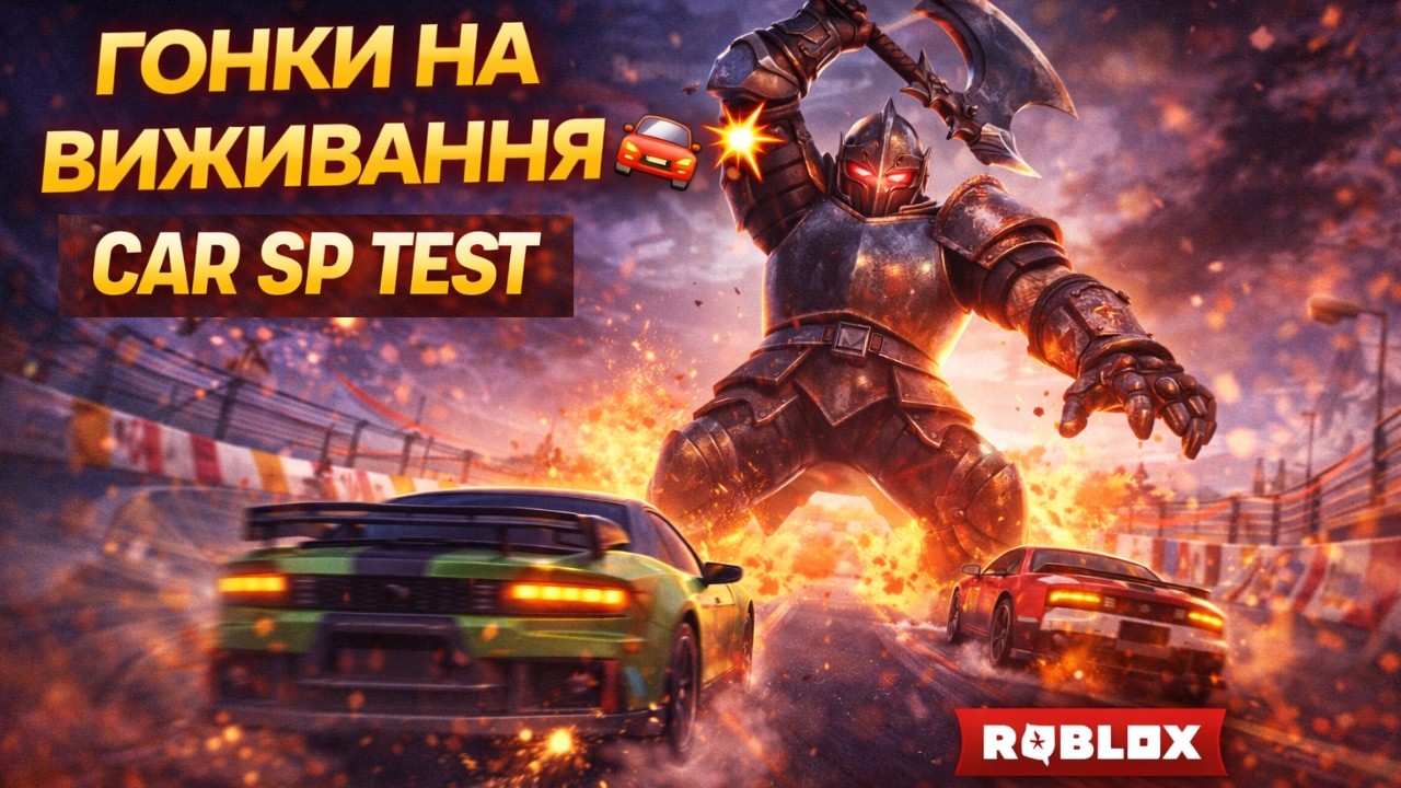 ГОНКИ НА ВИЖИВАННЯ 🚗💥 | CAR SP TEST В ROBLOX