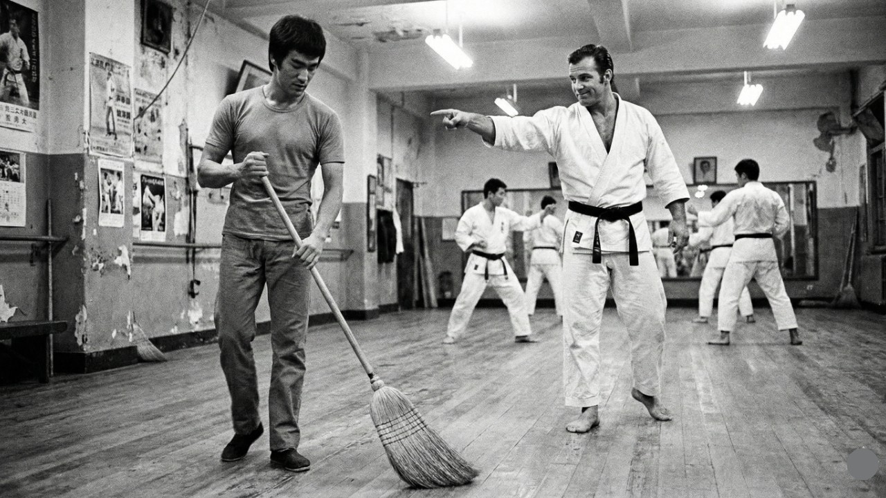 Der Champion Wusste Nicht, Dass Er Bruce Lee War — Er Nannte Ihn „Hausmeister“… 7 Sekunden Später…