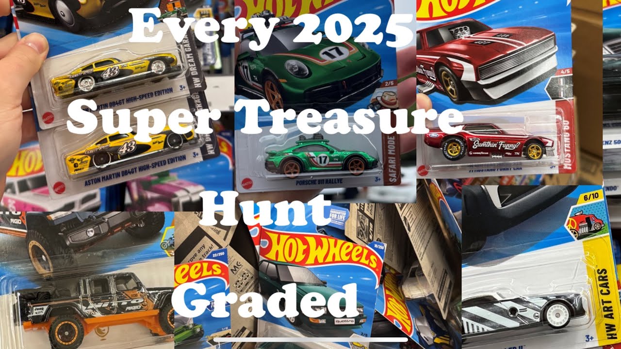 Hot Wheels 2025 Super Treasure Hunts Review and Grades!