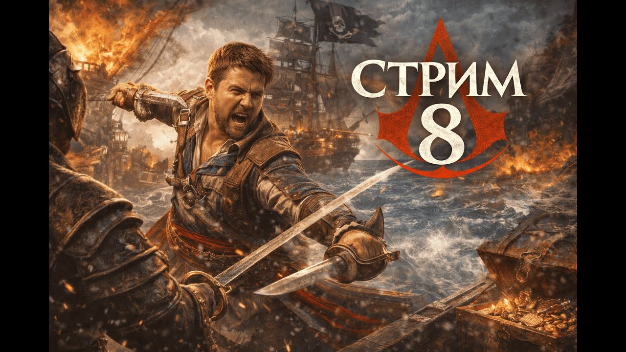 Assassin’s Creed Black Flag — прохождение с юмором ⚓ | Стрим #8