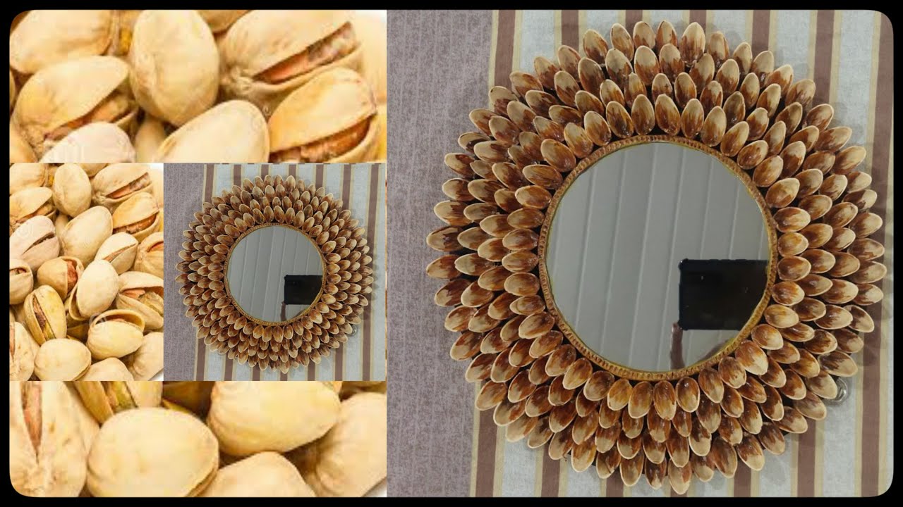 pista shell craft idea/best out of waste/DIY/cardboard reuse idea/its amy with craft