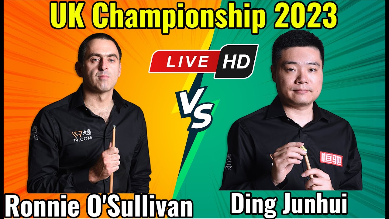 Ronnie O'Sullivan vs Ding Junhui UK Championship 2023 Final Live Match HD Session 2