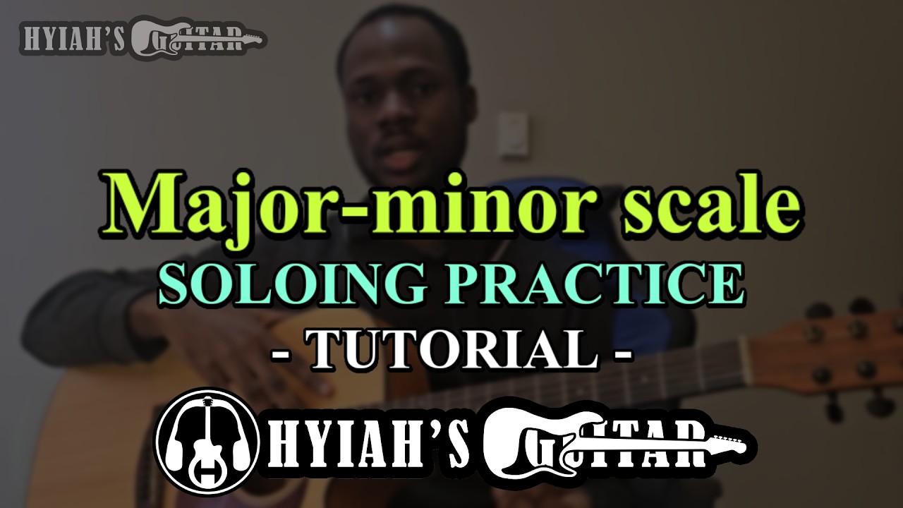 How to improve your solo as a beginner | Major minor scale soloing tutorial