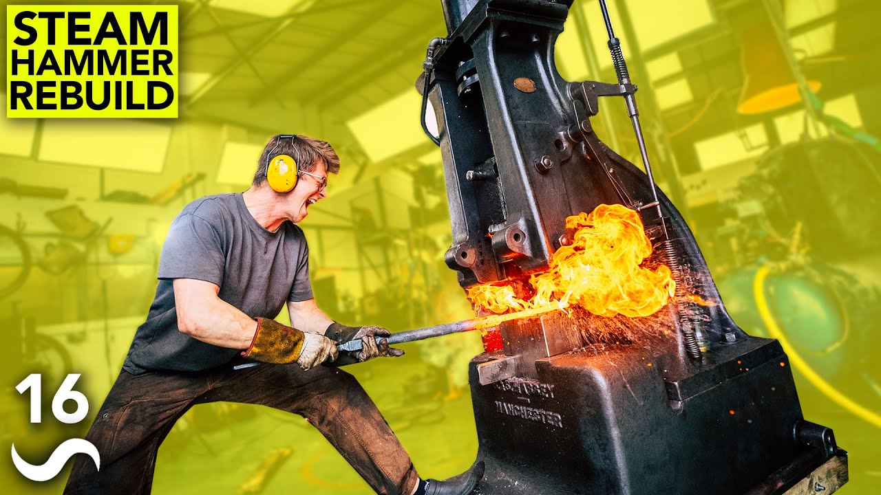 FIXING A 1900's STEAM HAMMER! Pt.16
