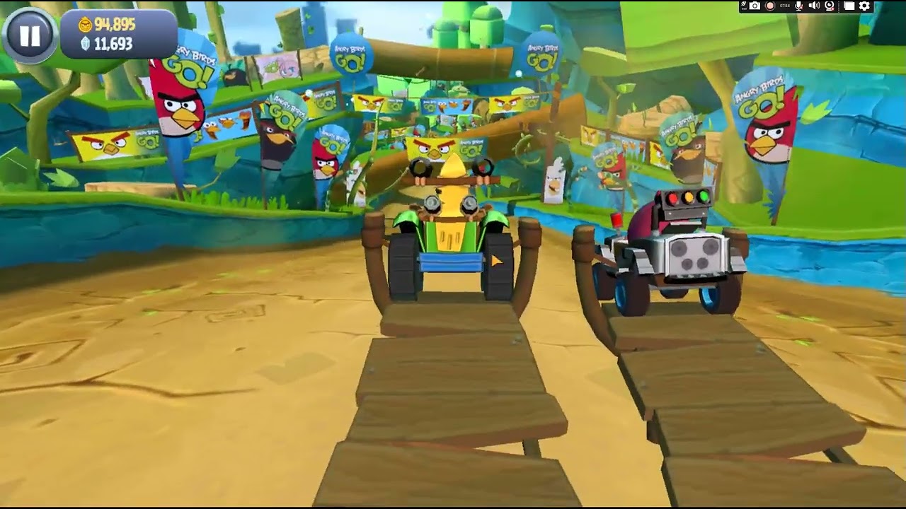 Angry Birds GO! bubbles vs all bosses