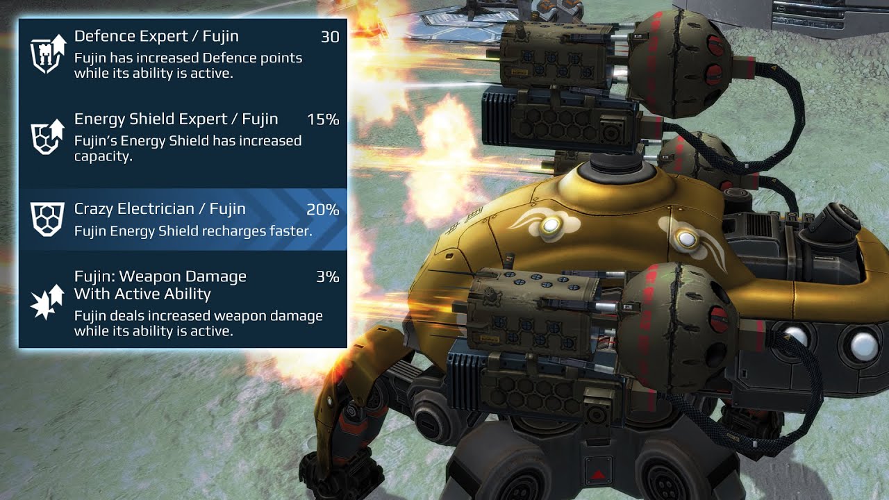 War Robots - I Turned My Fujin Into A &ldquo;SUPER FUJIN&rdquo; With Crazy Electrician Pilot Skill