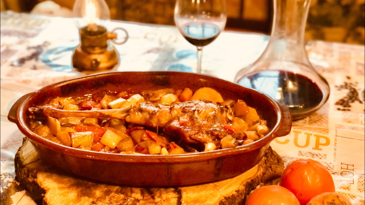 PIERNA DE CABRITO AL HORNO DE LEÑA, ESPECTACULAR, RIQUISIMO Y TIERNO