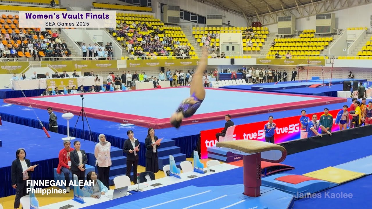 [SEA Games 2025] Gymnastics - Women's apparatus Vault Finals : Aleah Finnegan Gold Medal