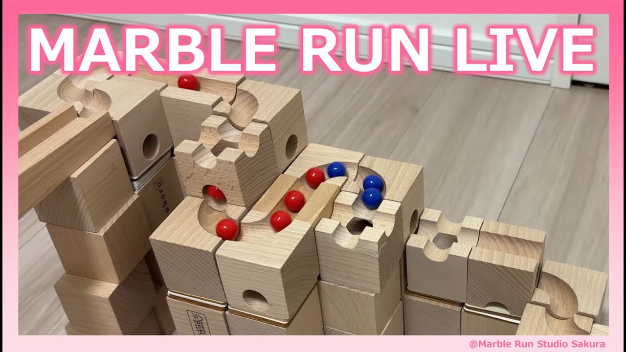 LIVE | Relaxing Marble Run Flow – Funnel, Xylophone & Cuboro ASMR 3