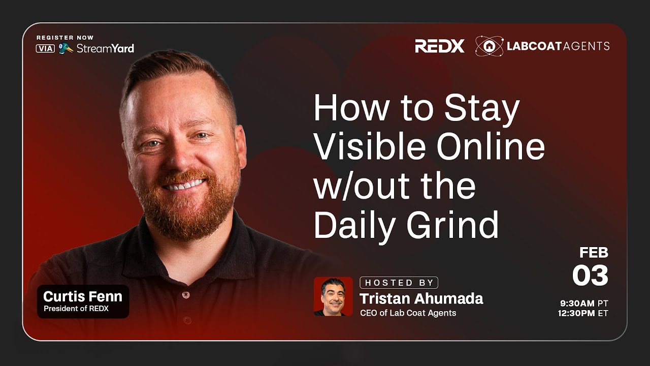 How to Stay Visible Online w/out the Daily Grind