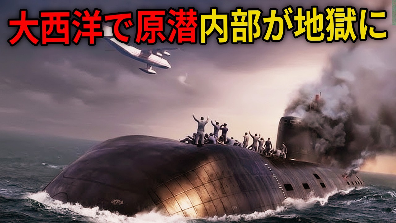 大西洋で炎上した無敵の原潜｜K-278コムソモレツ火災事故の全貌