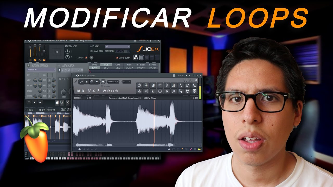 Cómo MODIFICAR y EDITAR LOOPS en FL Studio // Cómo usar EDISON y SLICEX
