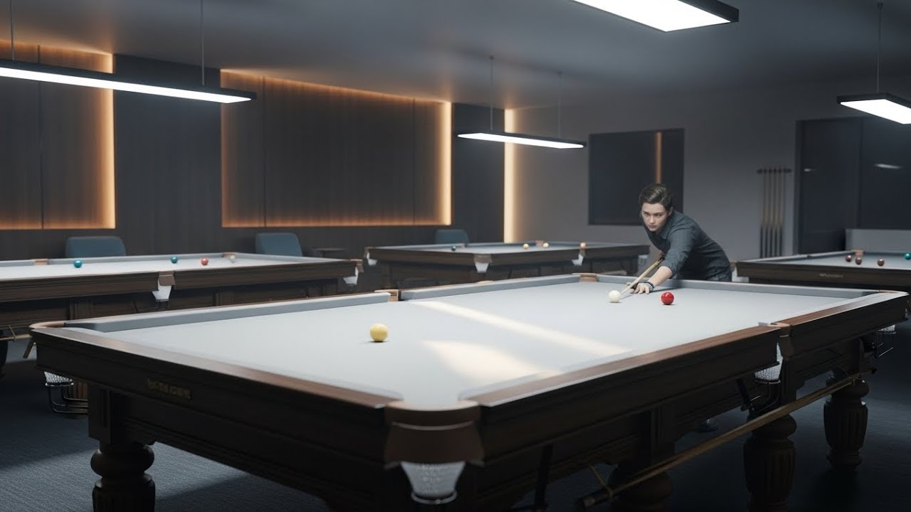 Real Snooker 3D Clean Break Shot