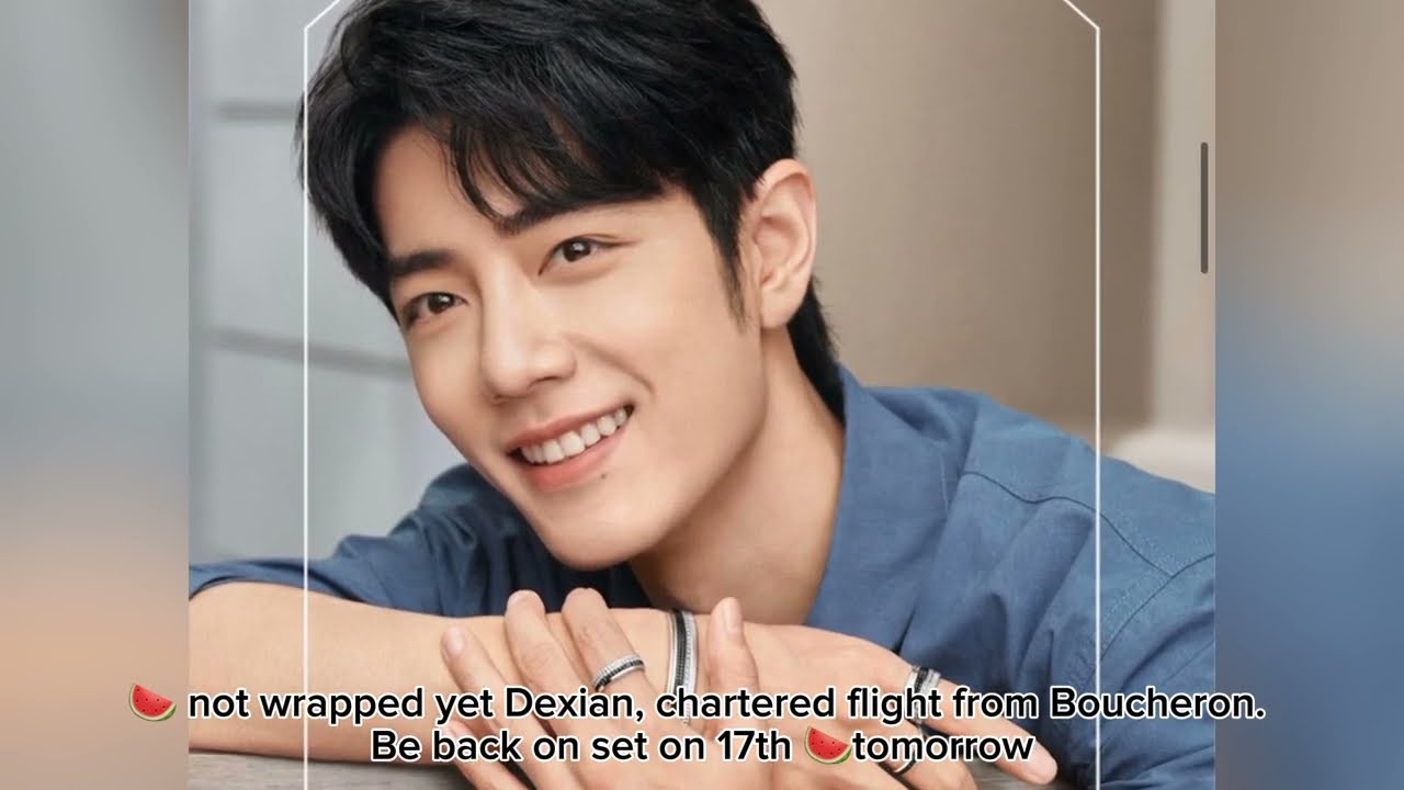 [ENG SUB] 🍉#xiaozhan was on set ads &  leaving for Beijing & #wangyibo drama War Of Faith..