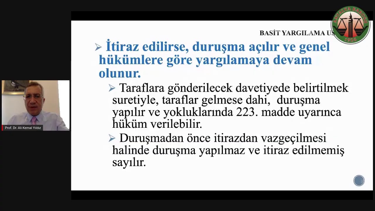 BASİT YARGILAMA VE SERİ MUHAKEME
