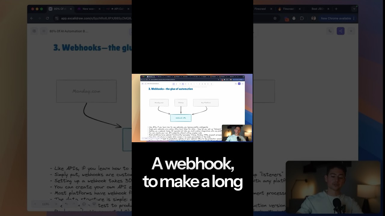 Recieving Data With Webhooks | #nicksaraev #shorts