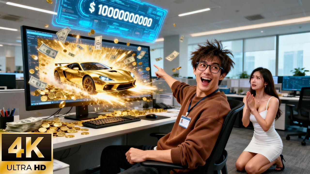 Humiliated by Boss,He Unlocks the Unemployment System:Get Fired,Earn 100 Billion!Party like crazy!