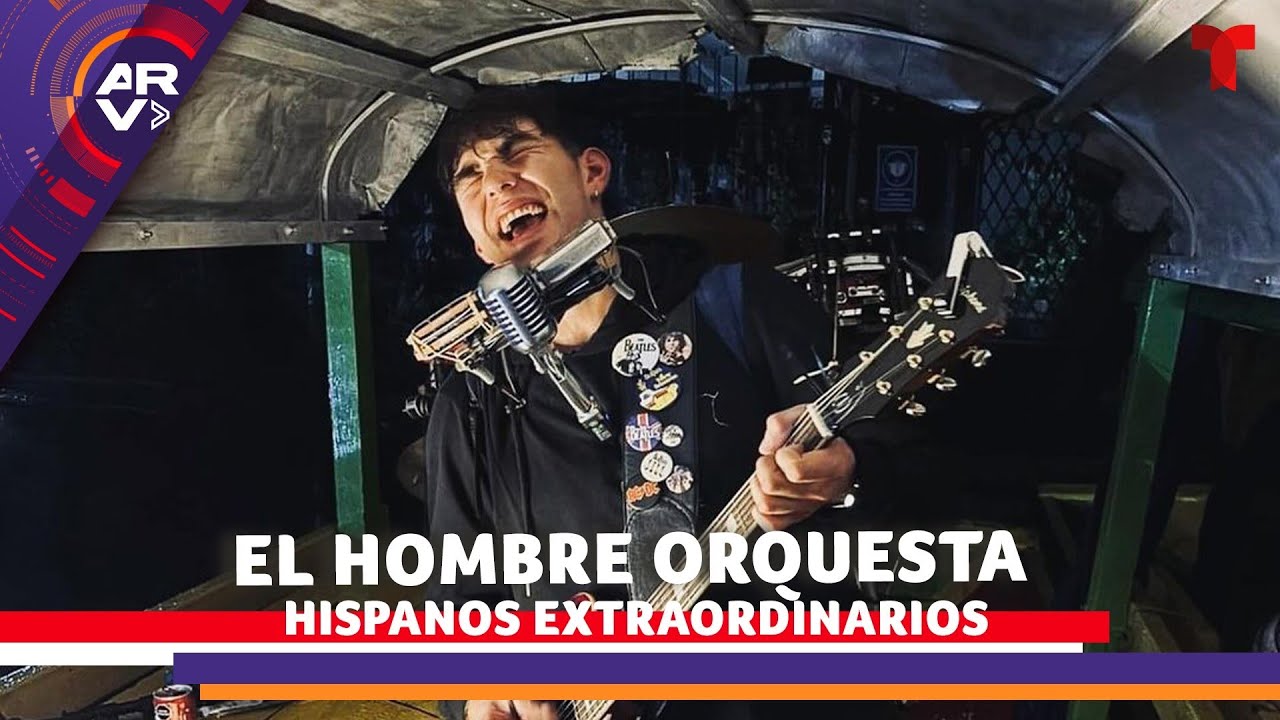 El Hombre Orquesta: un joven que pone a bailar a todos en calles de México
