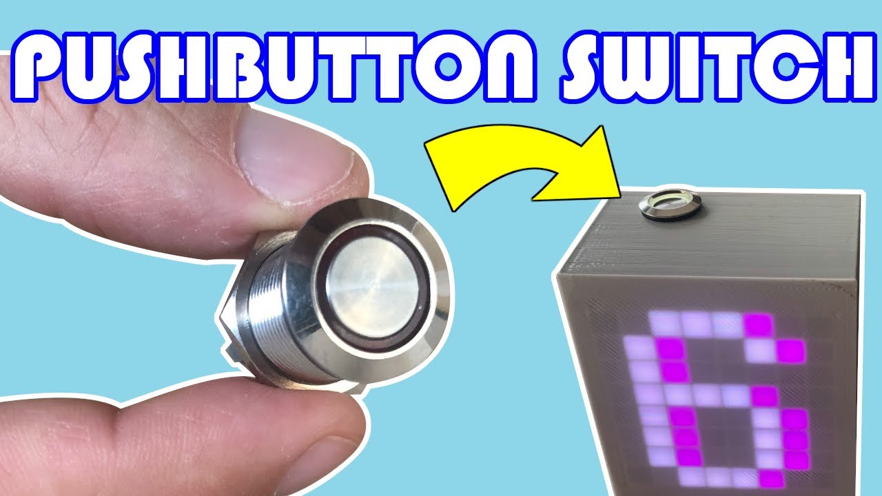 How to use self-locking metal pushbutton switch to power on arduino projects