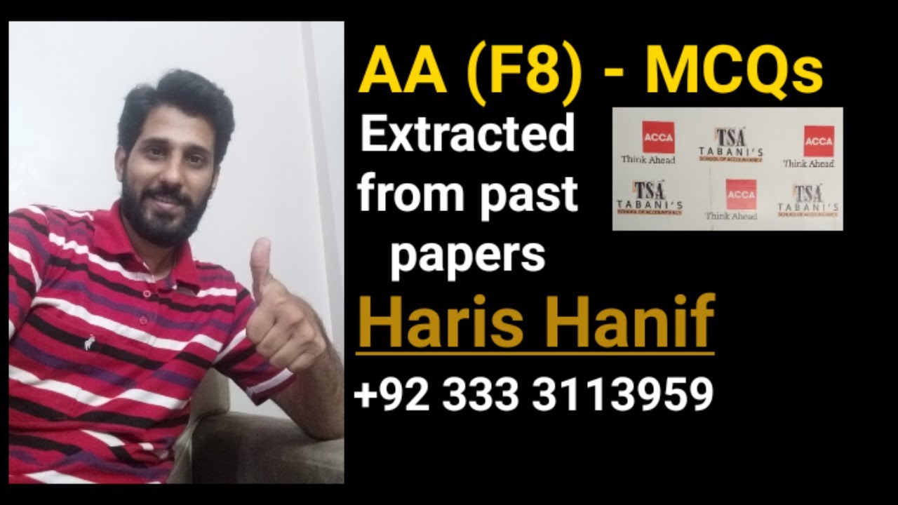 F8|AA - MCQs | Haris Hanif (ENGLISH)
