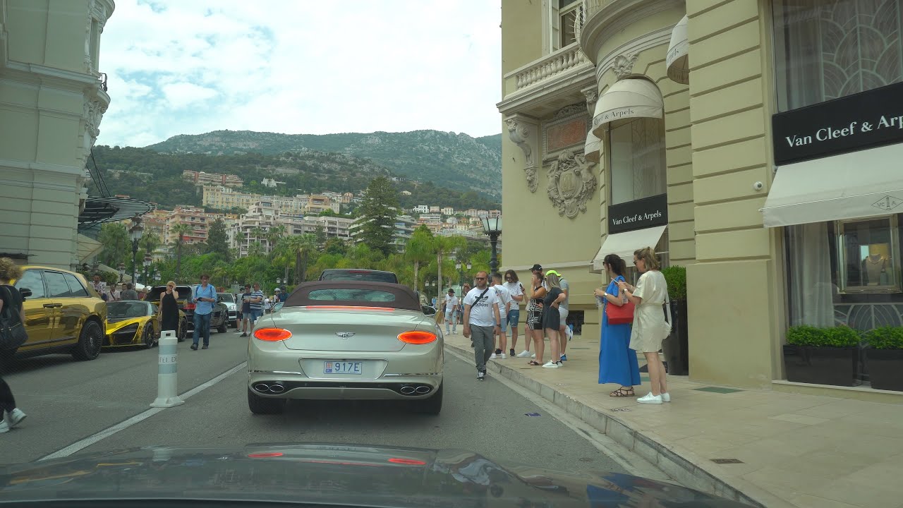Driving 10 Laps on the Monaco Formula One GP Street Circuit -  the racetrack in real life