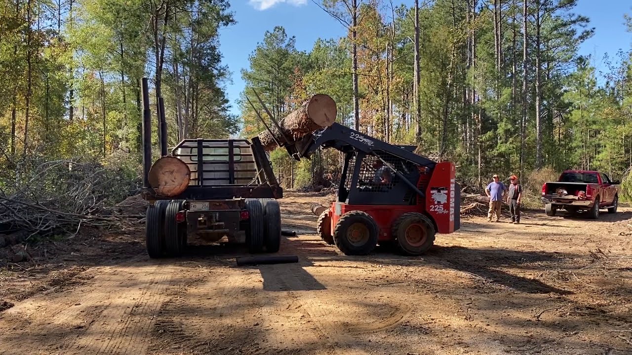 From stump to sawmill! Full operation!!!