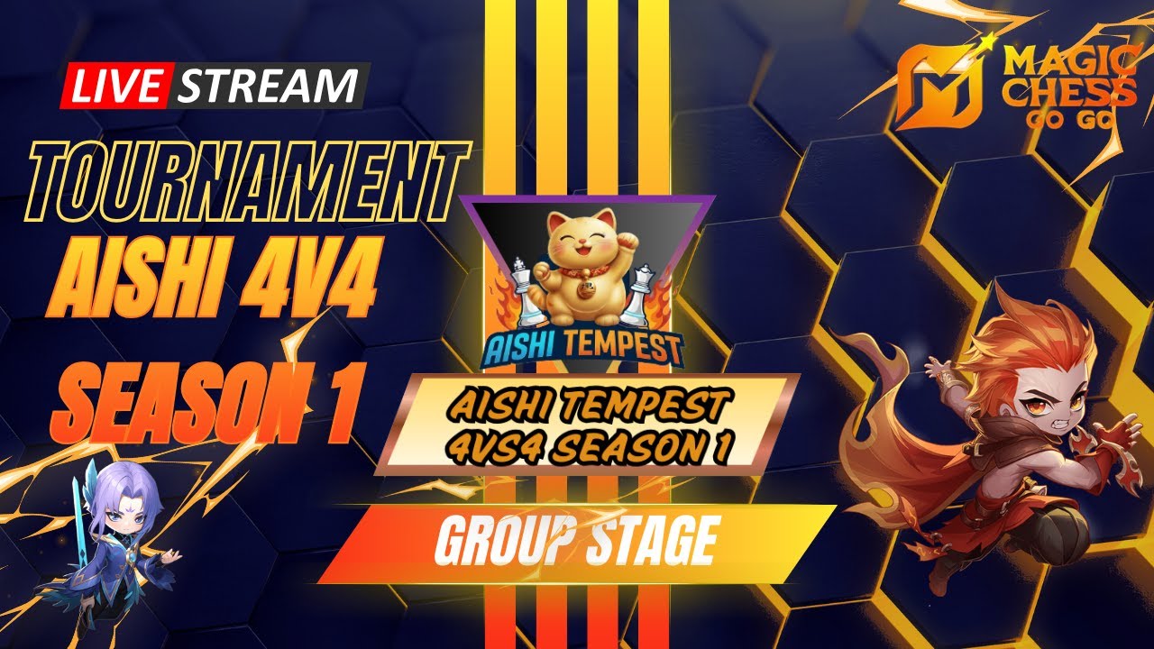LIVE :TURNAMEN 4vs4 AISHI TEMPEST S1 GRUP STAGE: BT24 SATO vs TWINSTORE G.E & 16 BESAR 