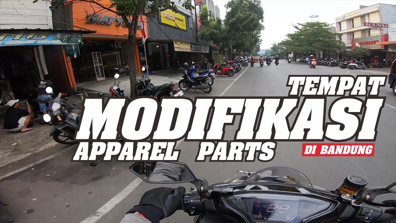 TEMPAT MODIFIKASI, APPAREL, PARTS MOTOR DI BANDUNG | YAMAHA AEROX 155 | MOTOVLOG 83#