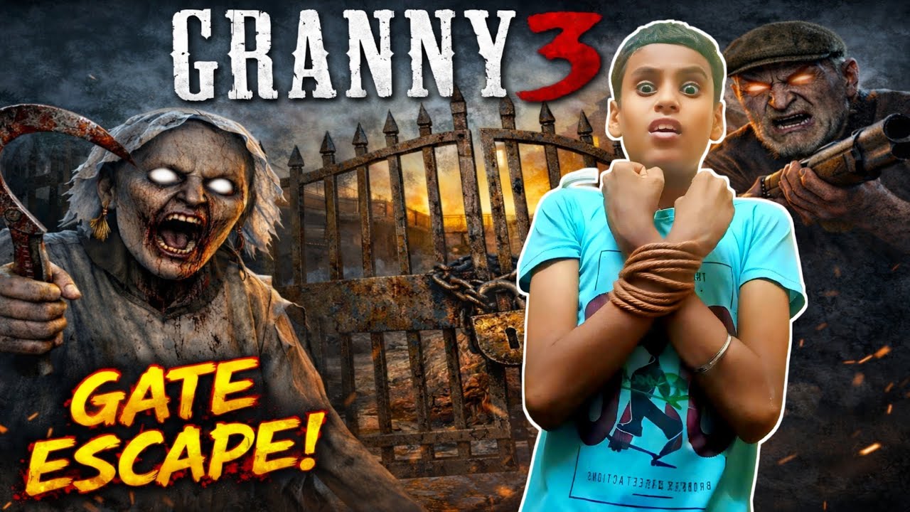 Granny 3 | gate escape | worst escape ever where in vv Tamil gaming 