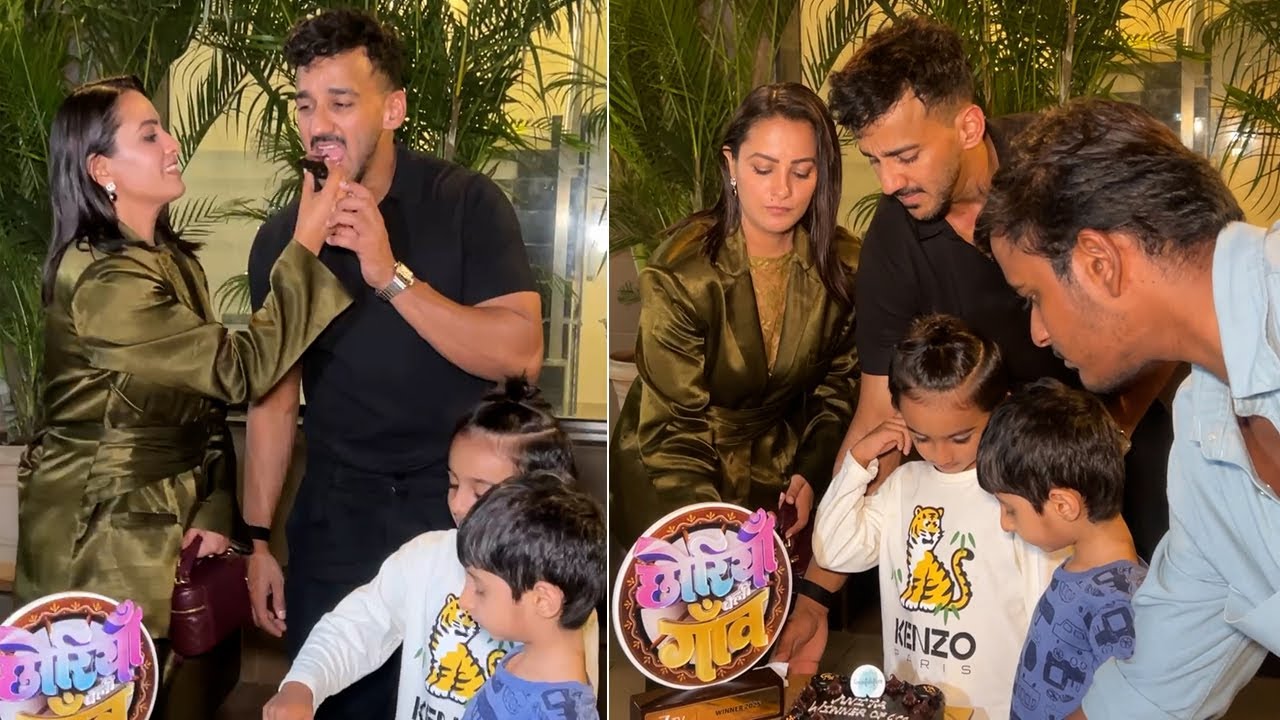 Anita Hassanandani Reddy With Family Celebrate Her Victory In Chhoriyan Chali Gaon | MS shorts