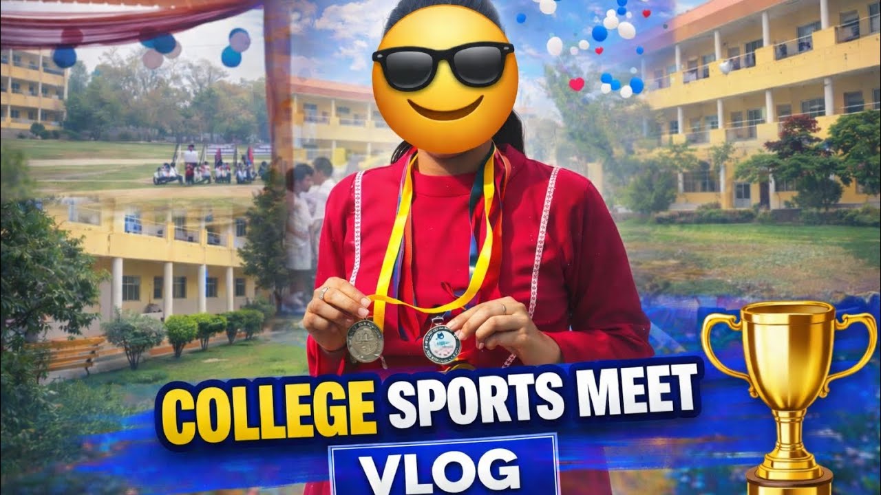 College Sports Meet Vlog | Medal Moments & Fun Day