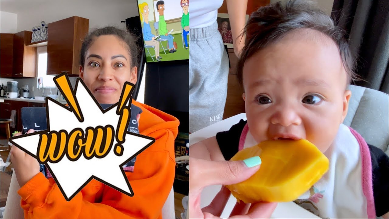 Veyda Tries Her First REAL FOOD + Surprising Chia with a Special Present