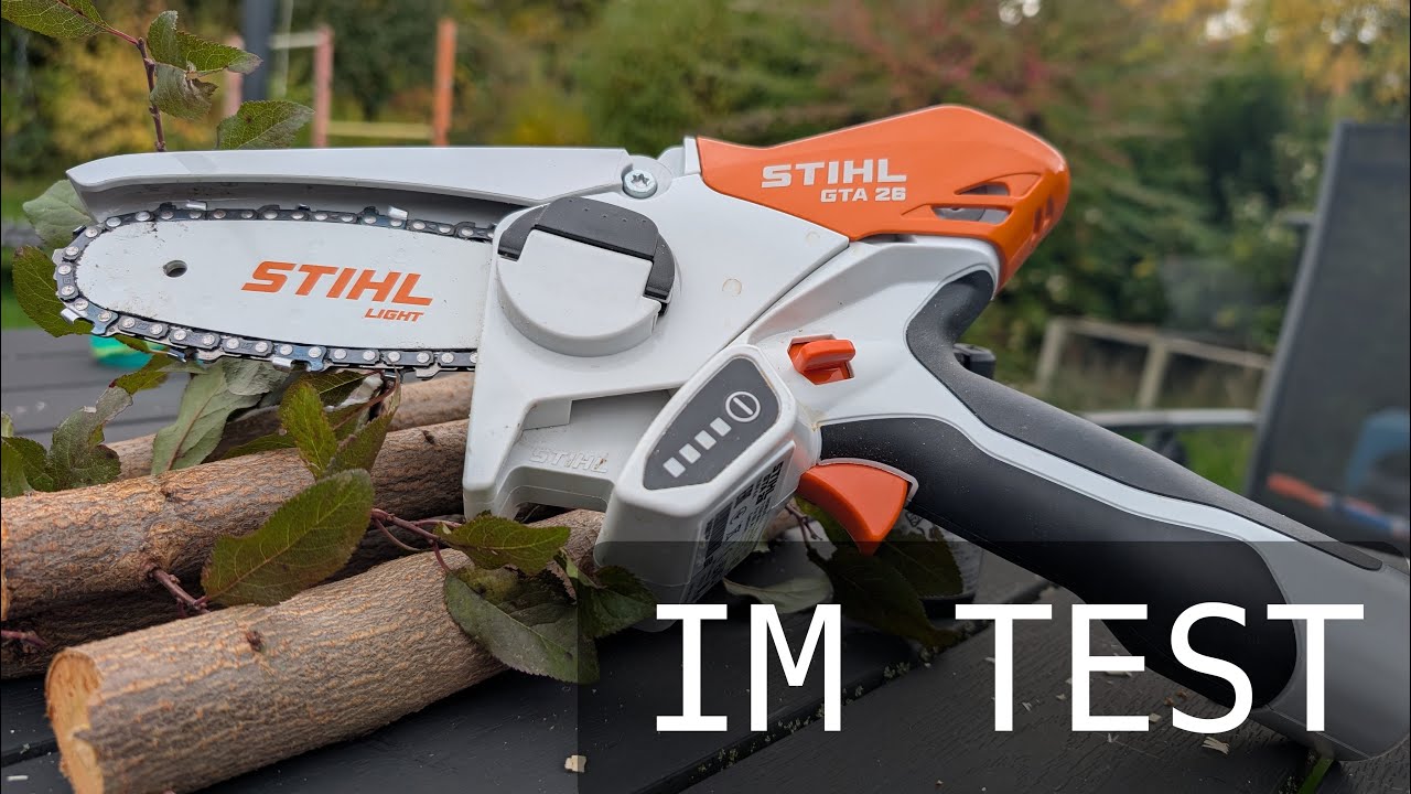 Stihl GTA 26 Akku Mini Kettensäge im Test -  Astsäge