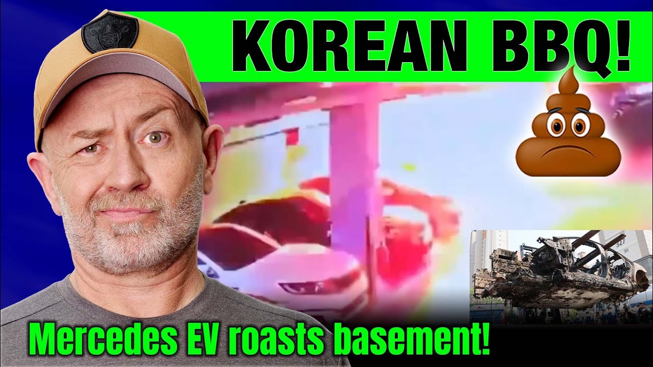 Mercedes EV explodes, injures 23, destroys 140 cars in South Korea | Auto Expert John Cadogan