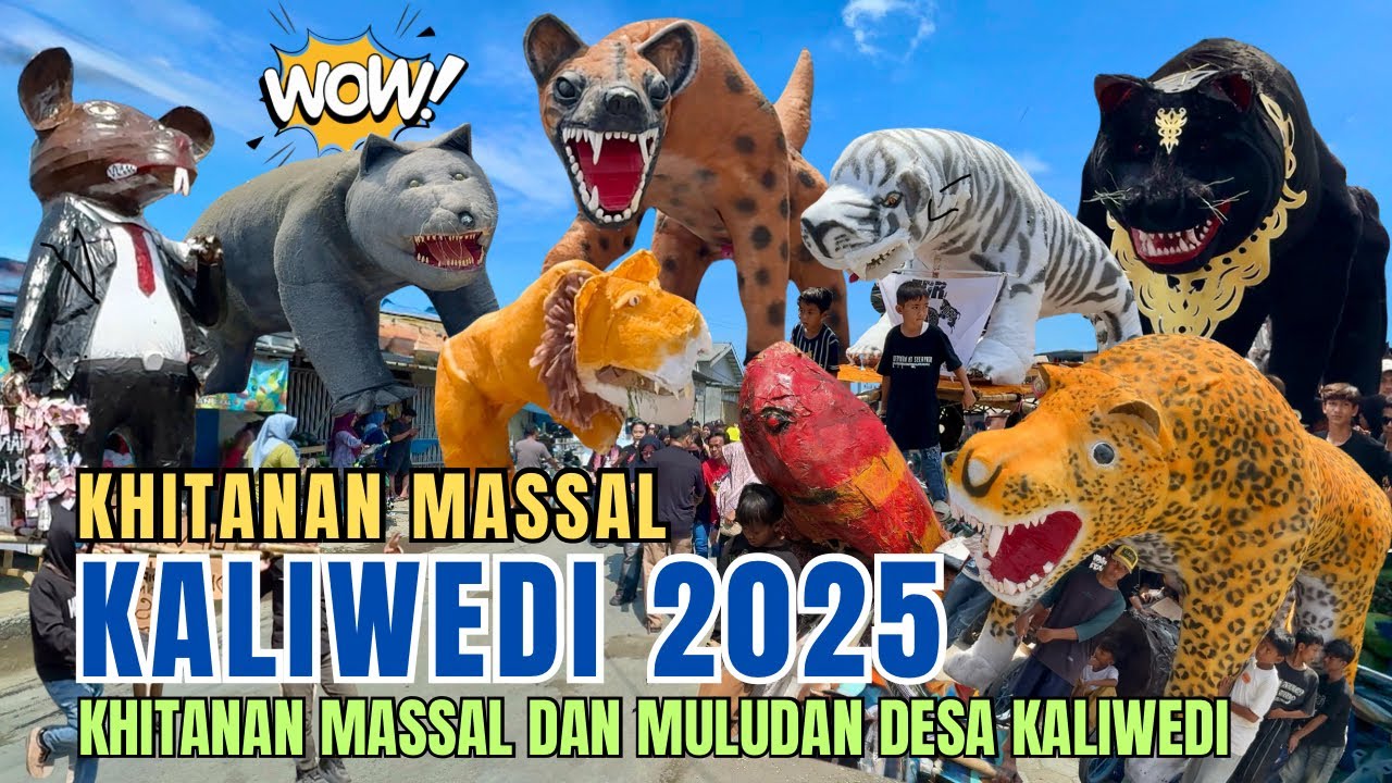 FULL arak arakan KALIWEDI 2025 Cirebon | Karnaval Muludan dan Khitanan Massal Kaliwedi Kec. Kaliwedi