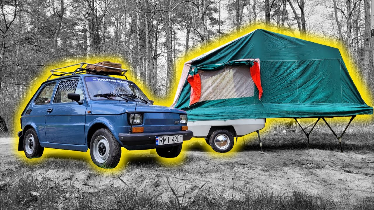 FIAT 126p OD DZIADKA I PRZYCZEPKA NAMIOTOWA SKIF | 100% KLASYKÓW Jarzyna Film