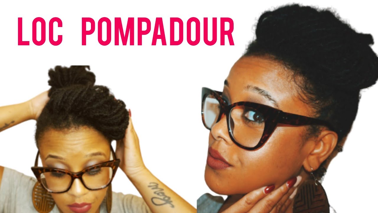 QUICK Pompadour on Starter Locs