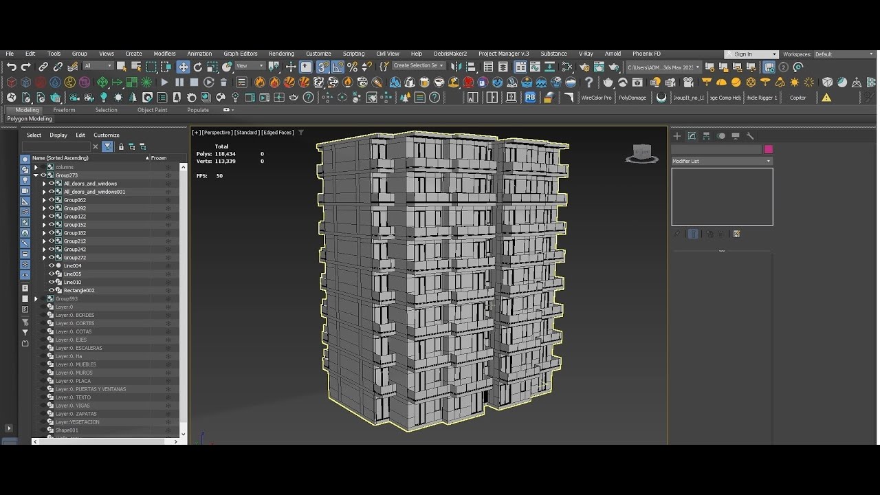 3ds Max Beginner Tutorial: Residential Apartment Modeling