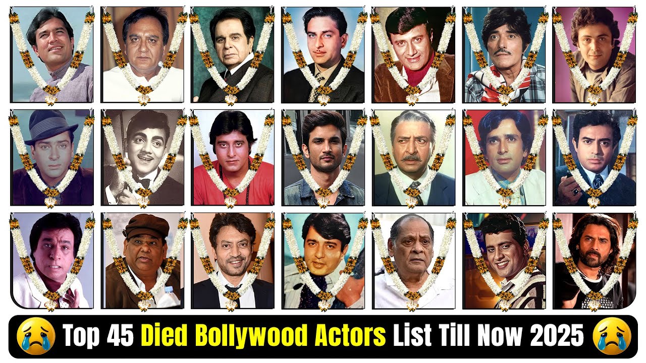 ALL Bollywood Actors & Actress Died 1960-2025😢| Popular Indian Celebrities Death Till Now 2025😔