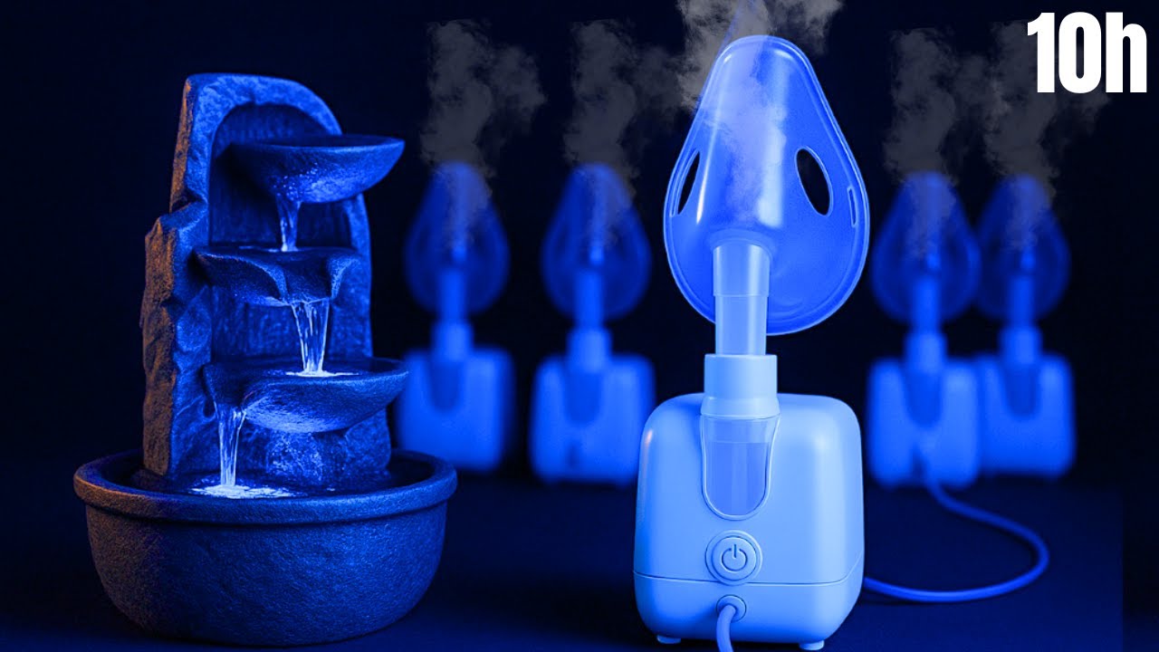 10 Hours of 5 Nebulizers Sound + Decorative Fountain to Shut Off Your Mind in Minutes