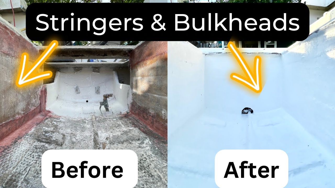 Boat Stringer And Bulkhead Restoration The EASY Way!!!