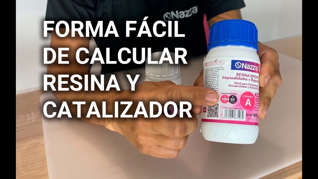 Forma fácil de calcular resina y catalizador