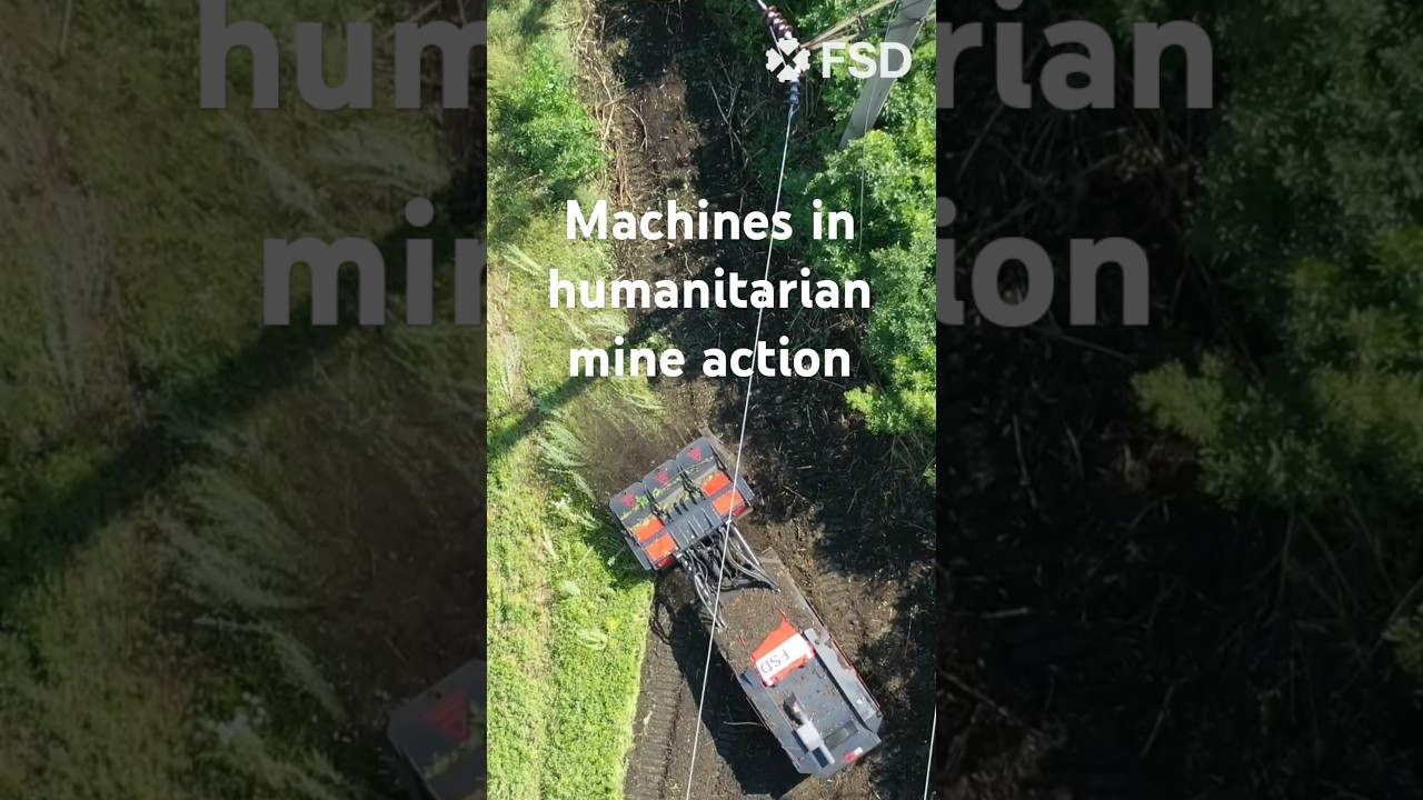 Machines in humanitarian mine action #machine #demining