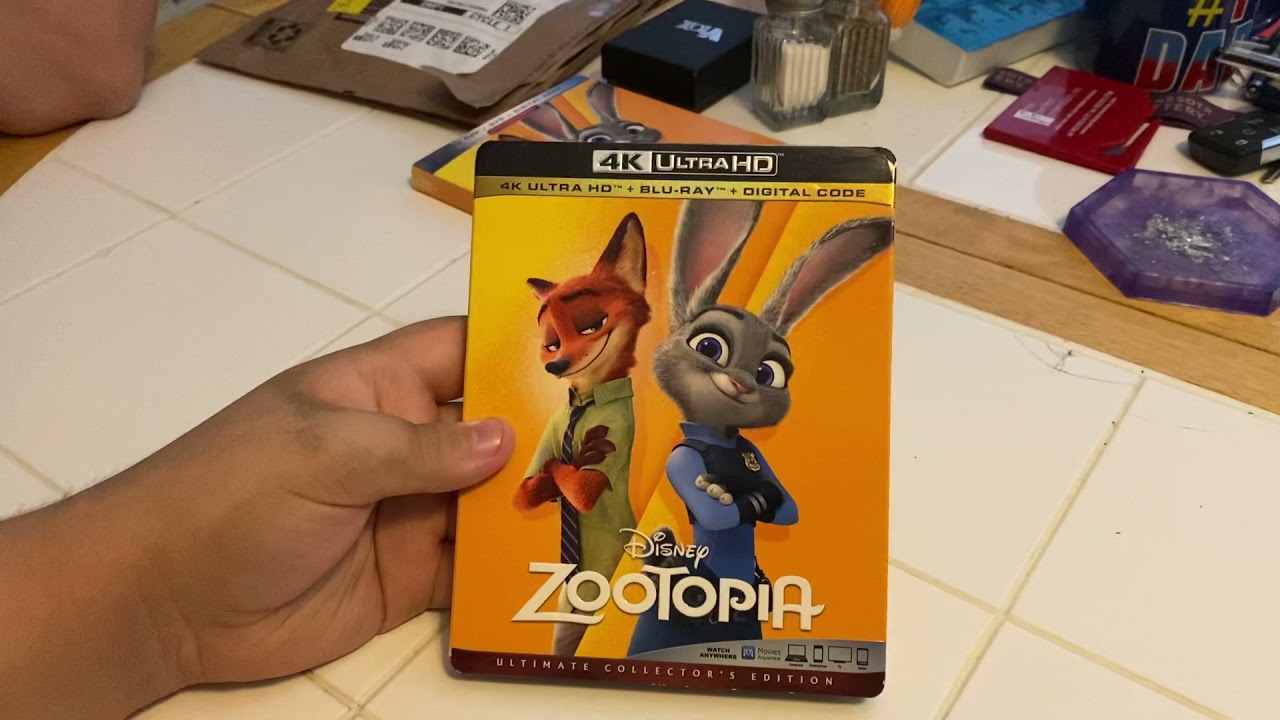 Zootopia 4K Ultra HD Blu-ray Unboxing